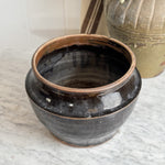 Vintage Brown Pottery Bowl.