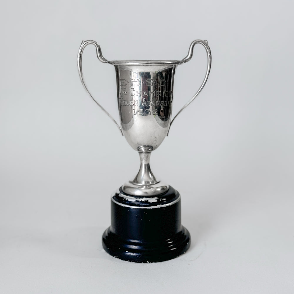 Vintage 1938  Jr champion silverplate trophy