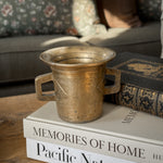 Vintage Brass Mortar