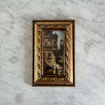 Vintage City Small Gold Gilded Print