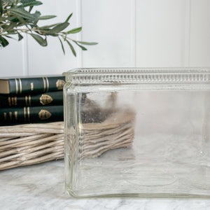 Vintage Glass Battery Box