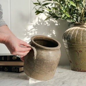 Vintage Small Confit Pot - France.