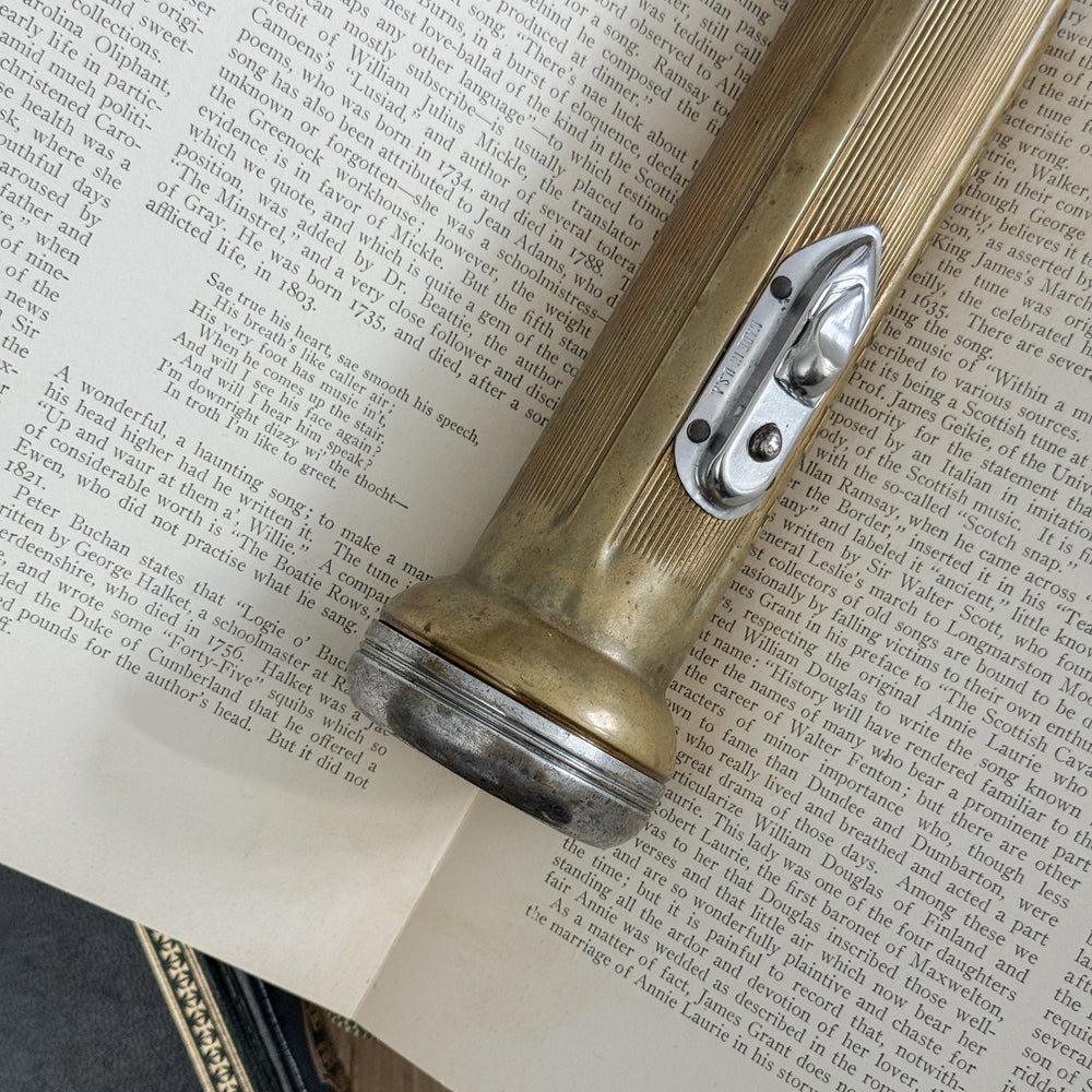 Vintage Homart Gold Flashlight- Santa Catcher