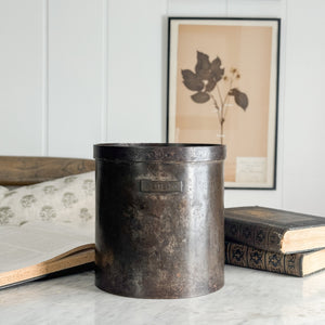 Vintage Metal Brass Measuring Pail- 5L