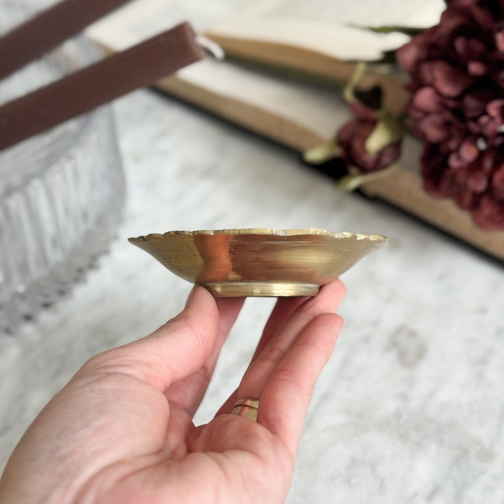 Vintage small brass dish