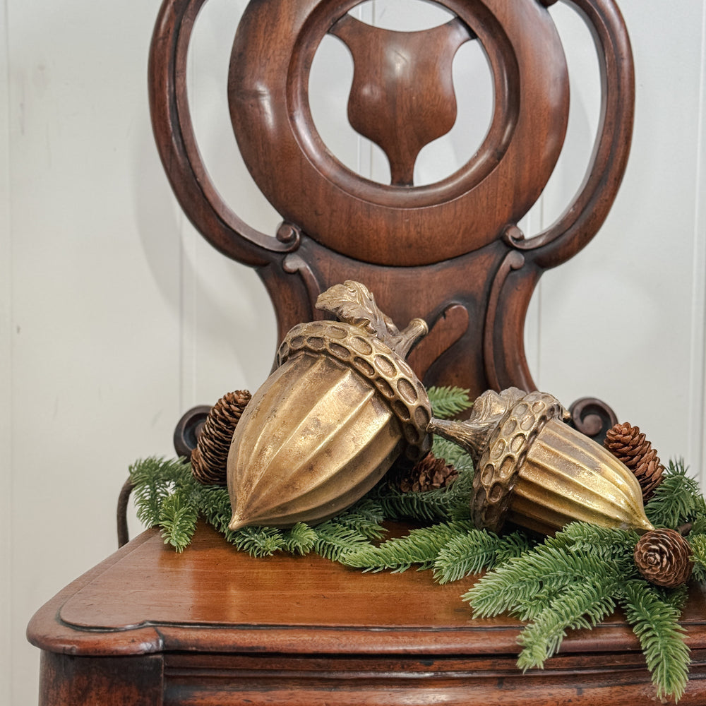 Antiqued Gold Acorns