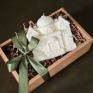 Christmas Village House Candle with Gift Box