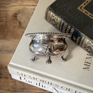 Vintage Silver Plate Salt Holder.