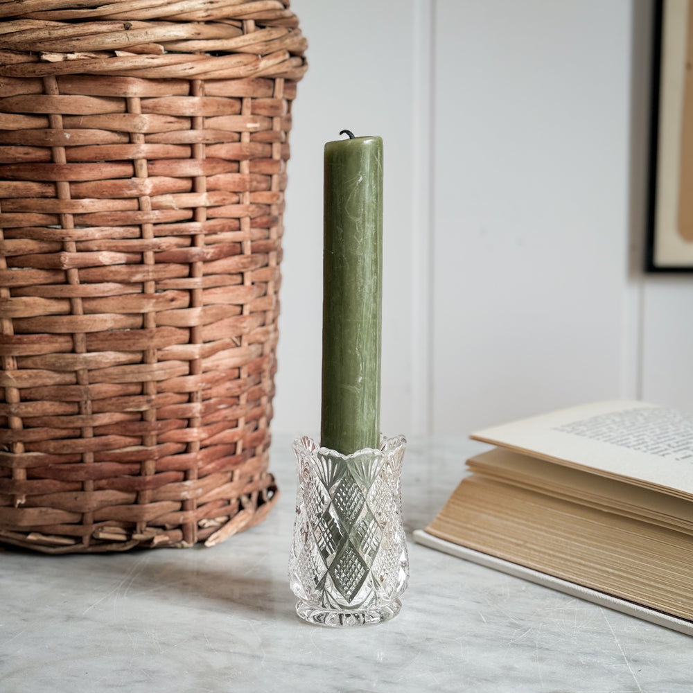 Vintage Glass Toothpick Holder III