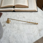 Vintage brass candle snuffer