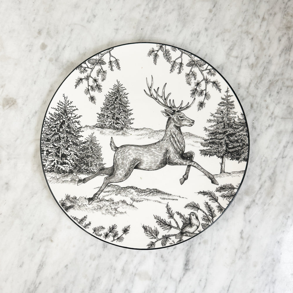 Woodland Deer serving platter.