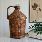 Vintage Wicker Demijohn with handle