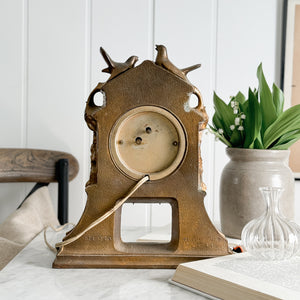 Vintage Bird Mantle Clock.