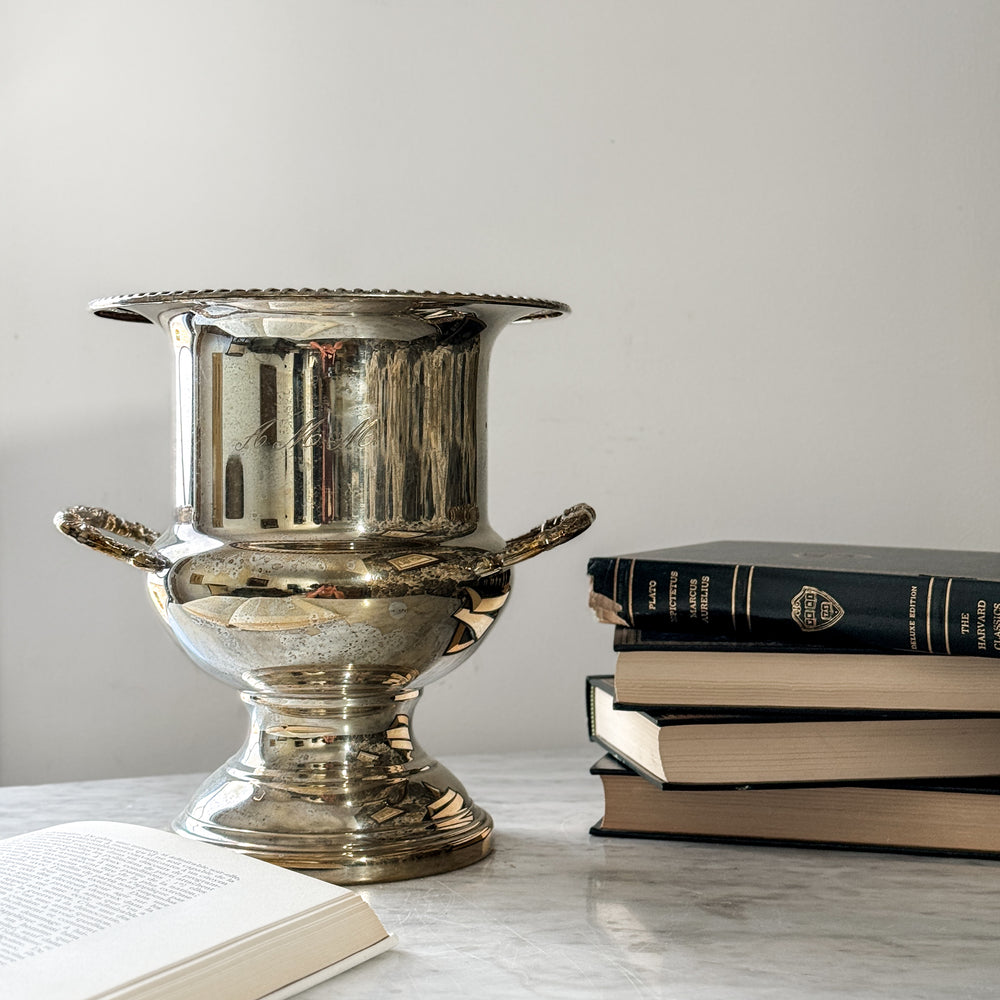 Vintage Silver Champagne Bucket A.M.M.