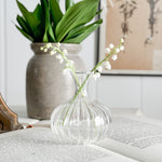 Clear Ripple Budvase