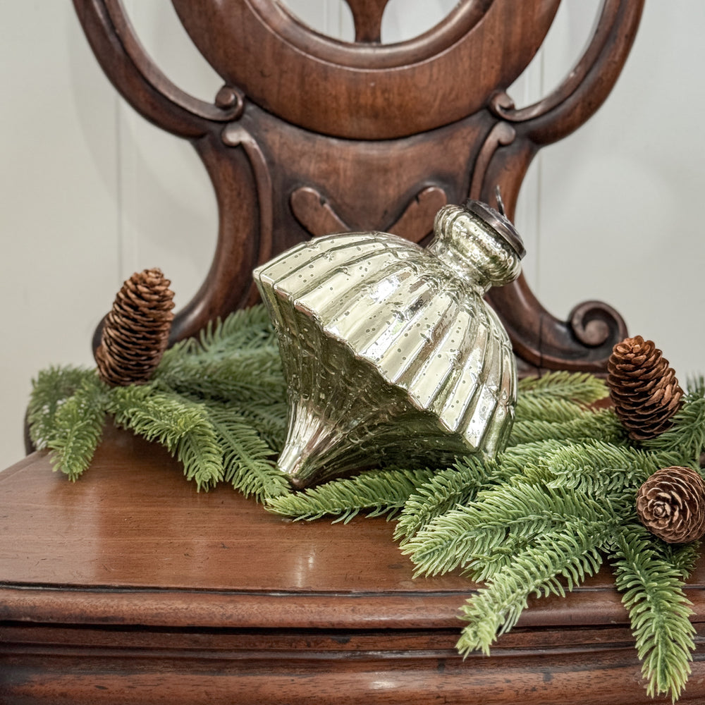 Large Glass Onion Mercury Ornament.