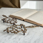 Vintage brass trivet.