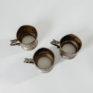 Vintage Metal Turkish Coffee Holder.