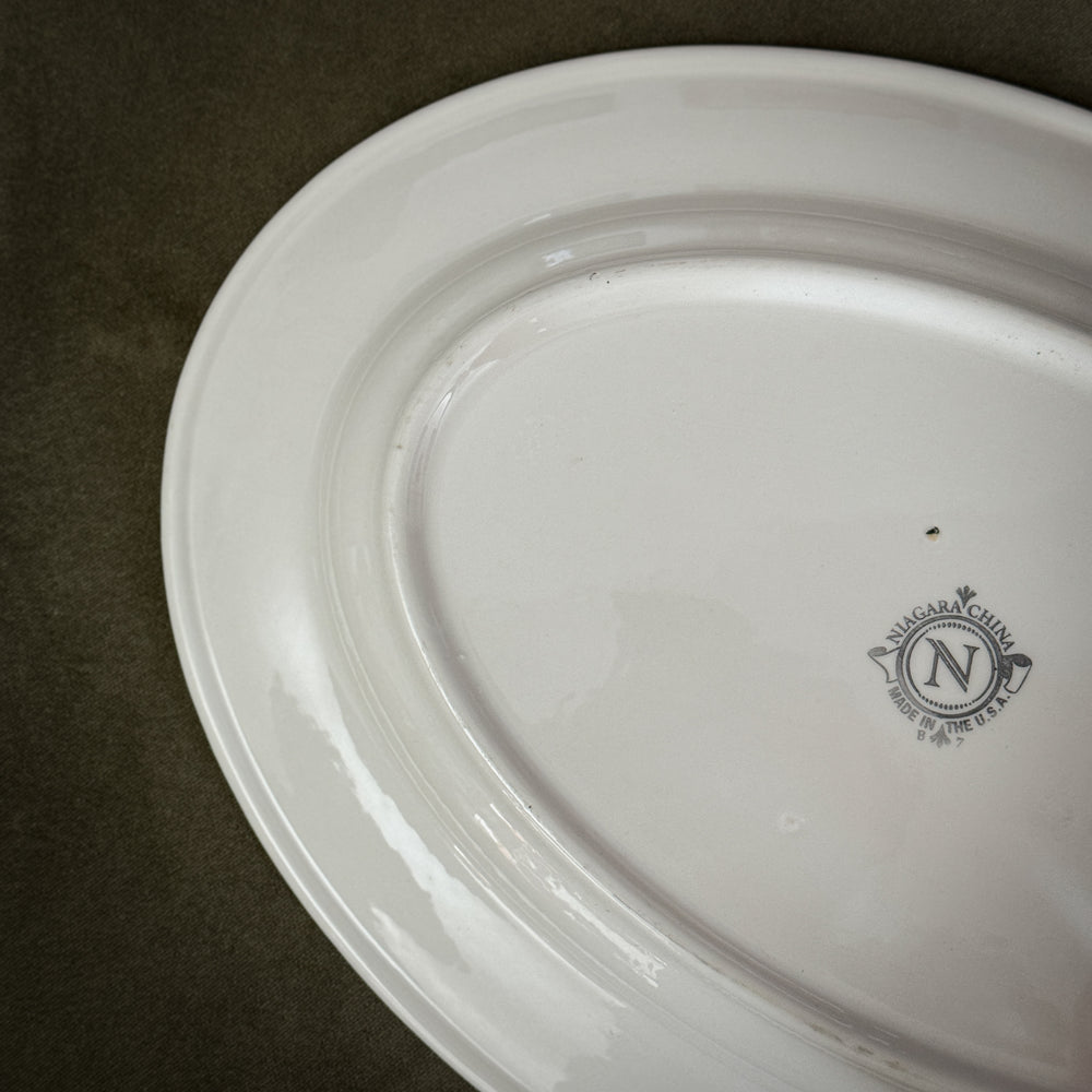 Vintage Niagara china white platter.