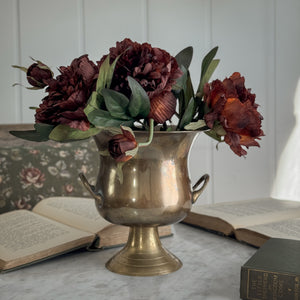 Vintage Brass Urn with Handles.