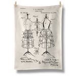 C.H. Griffin Dress Form Print Tea Towel.
