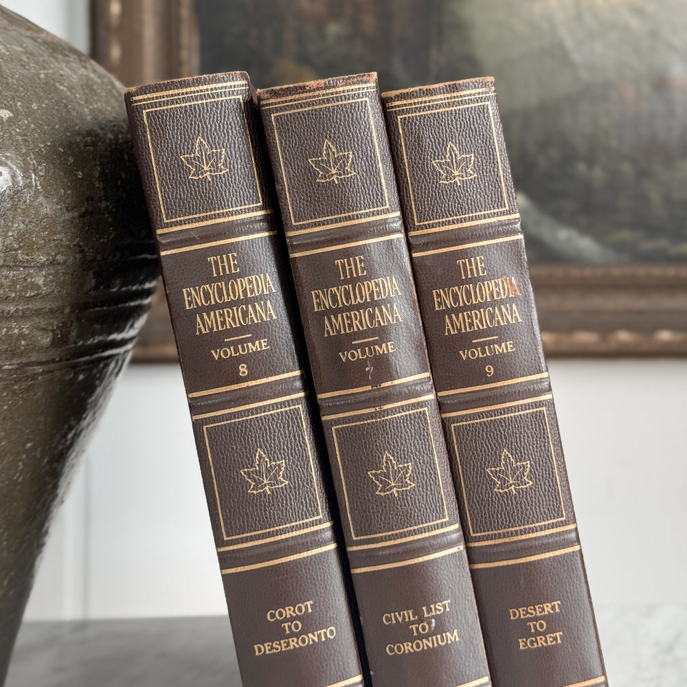 Vintage Ameri Cana Encyclopedia Book
