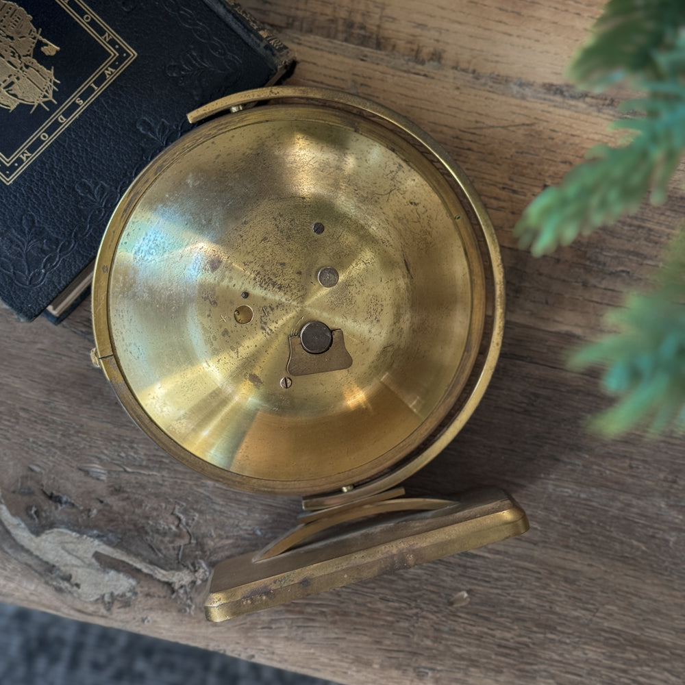 Vintage Brass Clock.