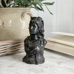 Vintage cast Iron Lady bust Andiron- FRANCE