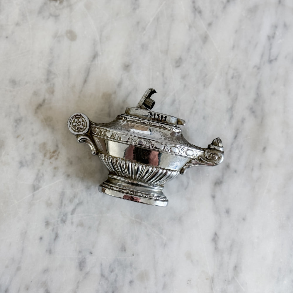 Vintage silverplate lighter.