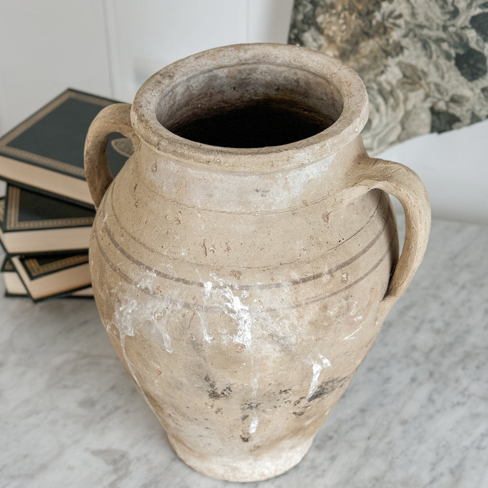 Vintage Turkish Handled Jar