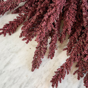 Burgundy Faux Fall Amaranth Stem