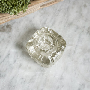 Vintage Glass Inkwell.
