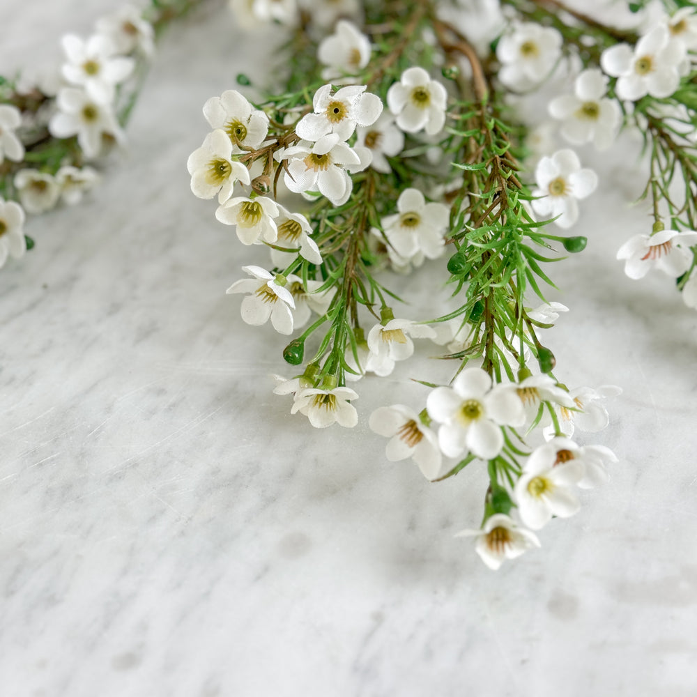Faux Wax Flower.