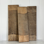 Vintage wood scrub board tray