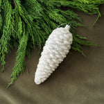 Frosted Pinecone Ornament