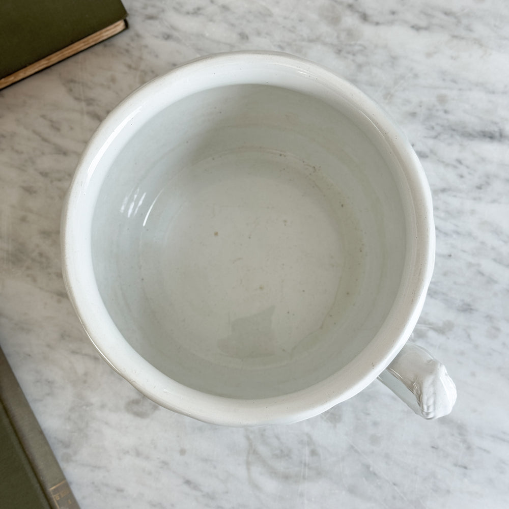 Antique Ironstone Chamber Pot- Wheat II