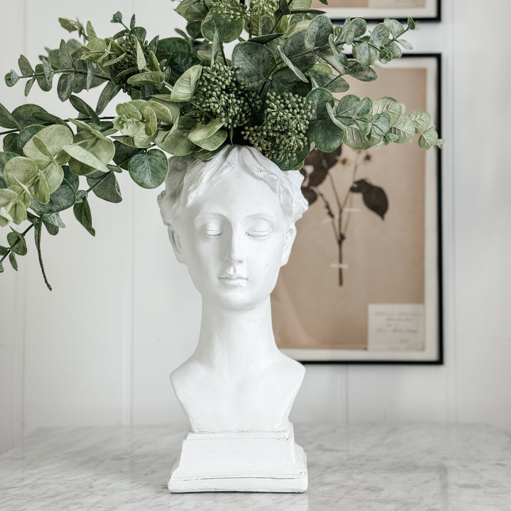 Female Plaster bust.