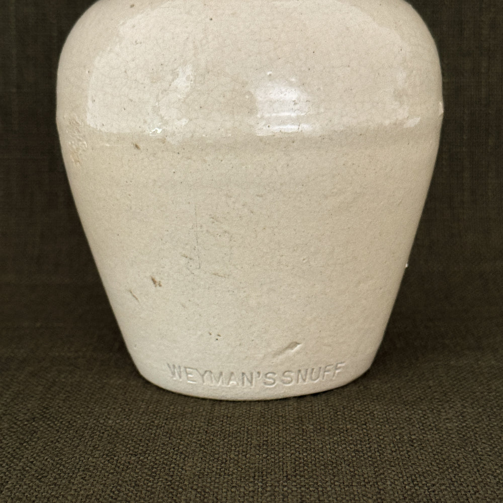 Vintage Snuff Crock.