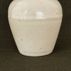 Vintage Snuff Crock.