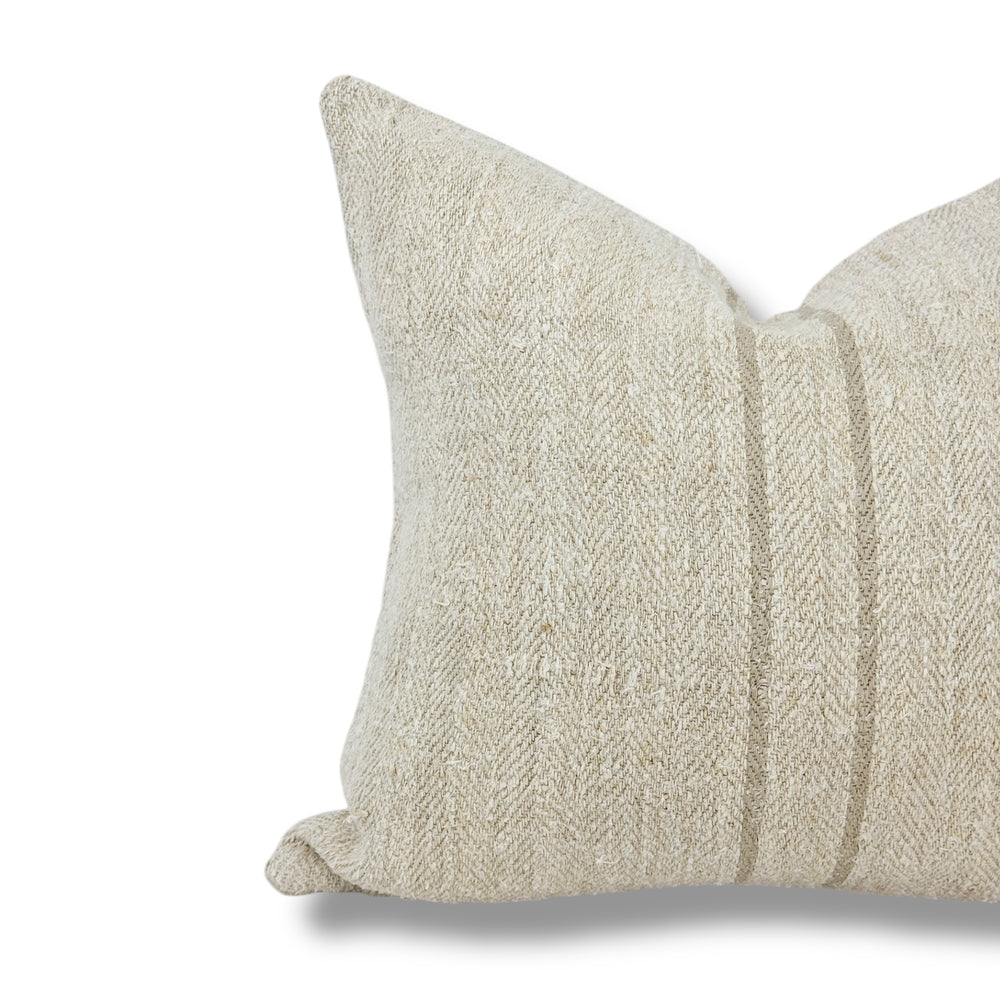 
                
                    Load image into Gallery viewer, Tilly Grey 20&amp;quot; Grainsack Pillow Cover
                
            