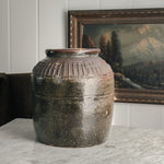 Vintage Brown Bean Pot VI.