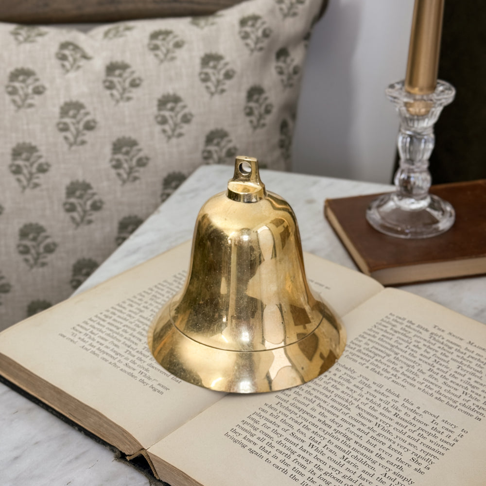 Vintage large brass bell.
