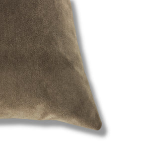 Truffle Linen Velvet Pillow Cover