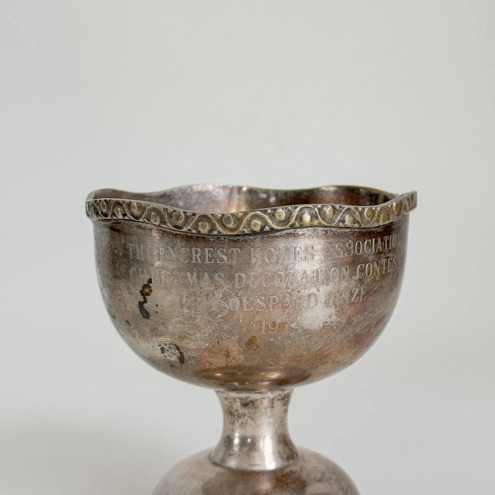 Vintage Silverplate Trophy Cup