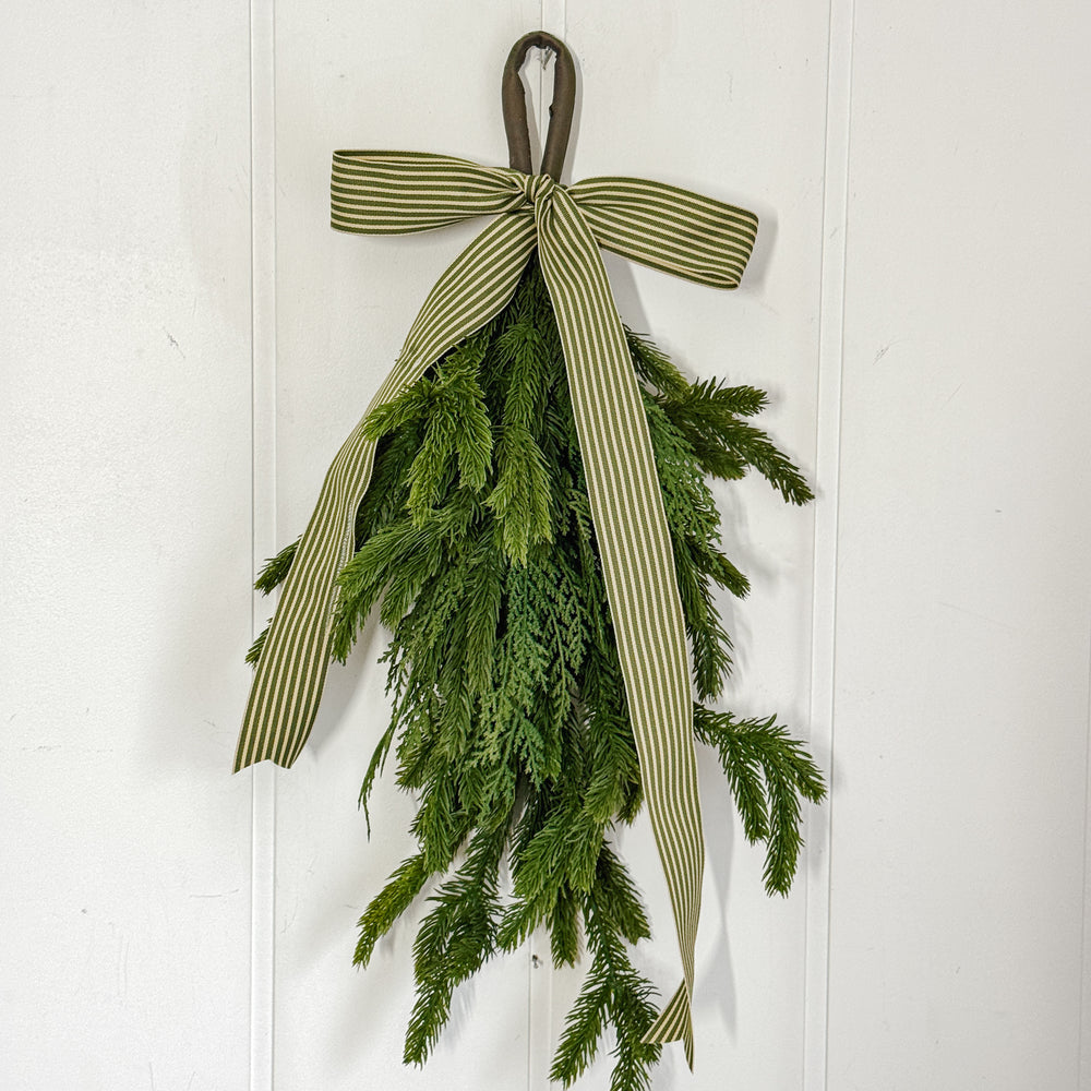 Mixed Spruce and Cedar Swag.