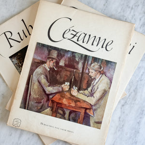 Vintage Abrams art plate collector books.