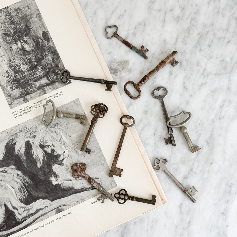 Vintage skeleton keys.