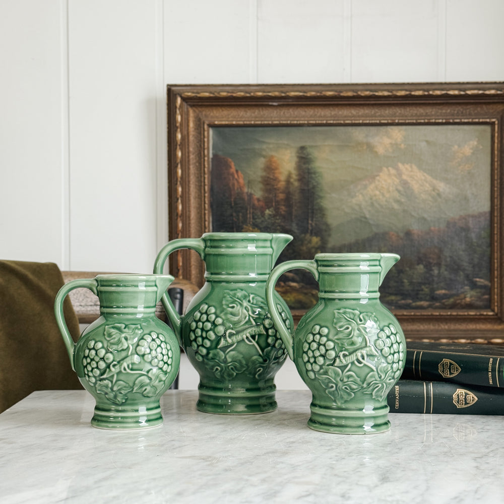 Vintage Revol La Porcelain France- Grape Pitchers.