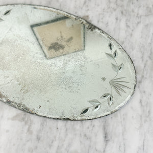 Vintage Etched Mirror