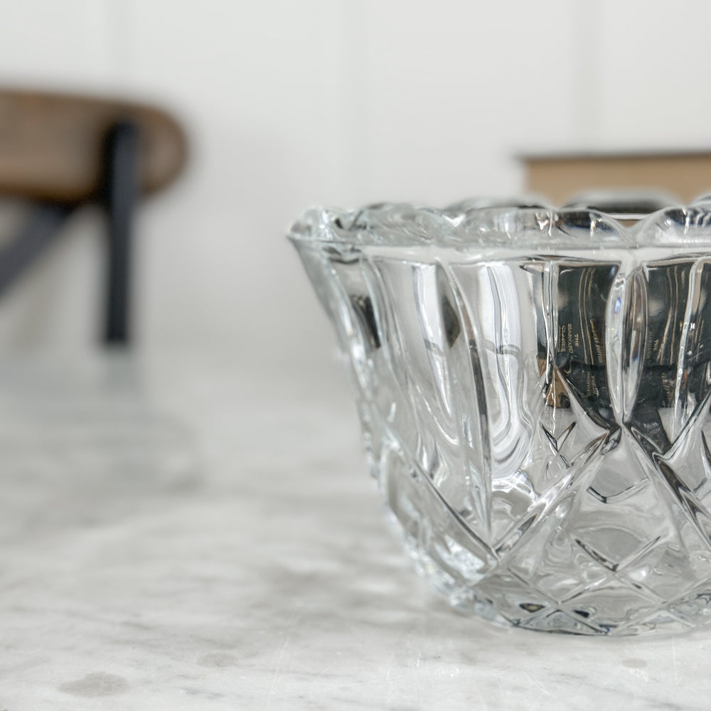 Vintage crystal bowl